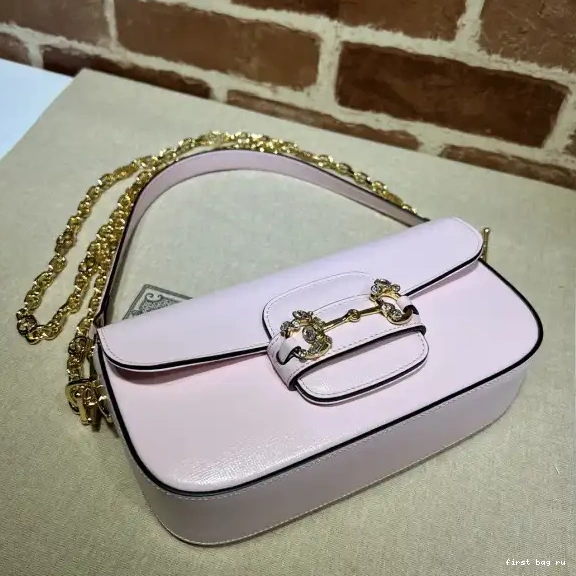 First bag ru bag-23.5*13*7cm 1955 shoulder small Gucci Horsebit 0702